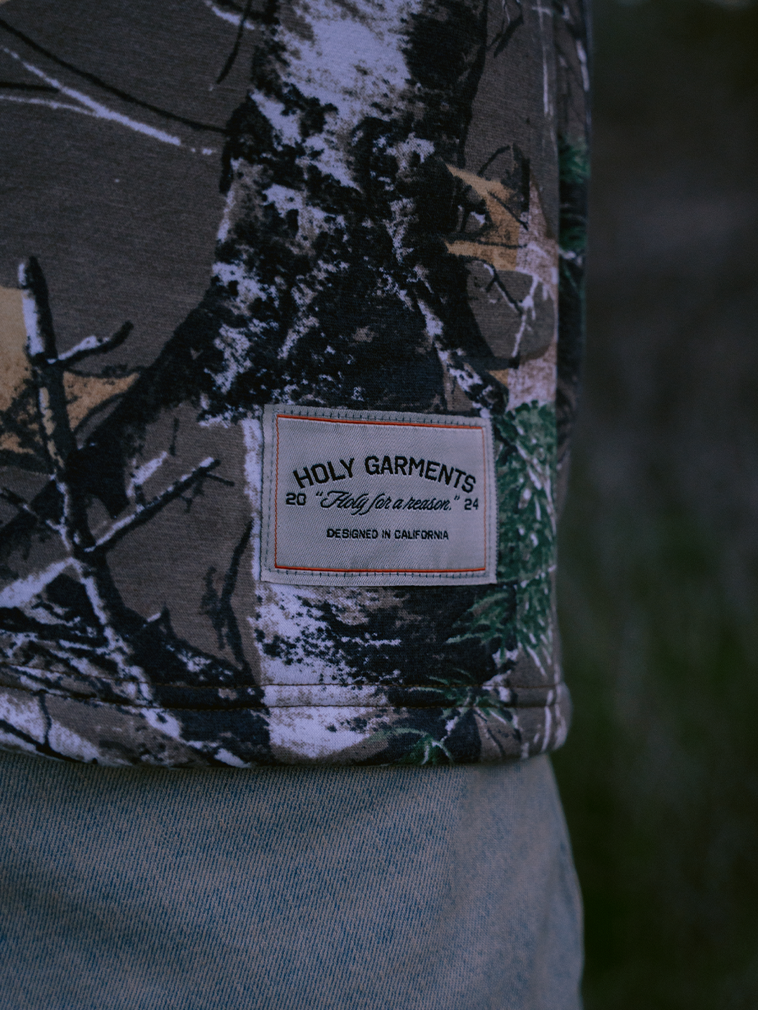 "LIVE LIKE CHRIST" CAMO CREWNECK